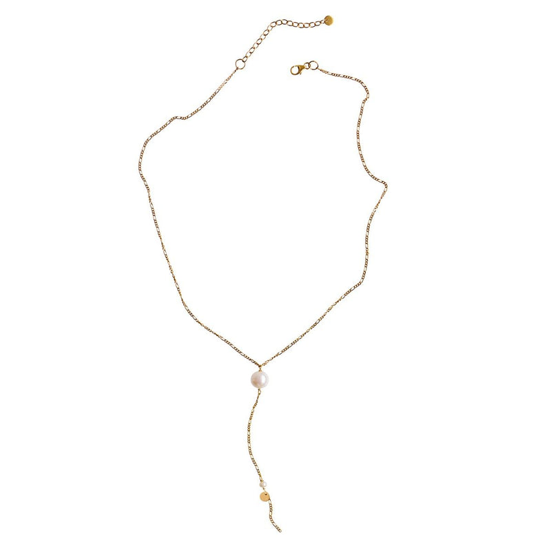 Stine a Pearl Drop Necklace