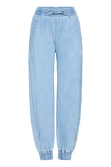 Pulz Brooklyn Pant - Light Blue Denim