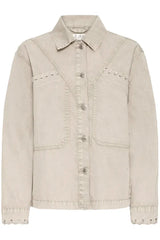 Pulz Bristol Indoor Jacket - White Pepper