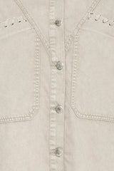 Pulz Bristol Indoor Jacket - White Pepper