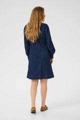 Culture Hilka Arpa Short Dress - Rinse Wash