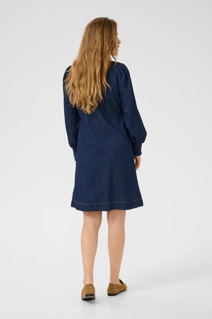 Culture Hilka Arpa Short Dress - Rinse Wash