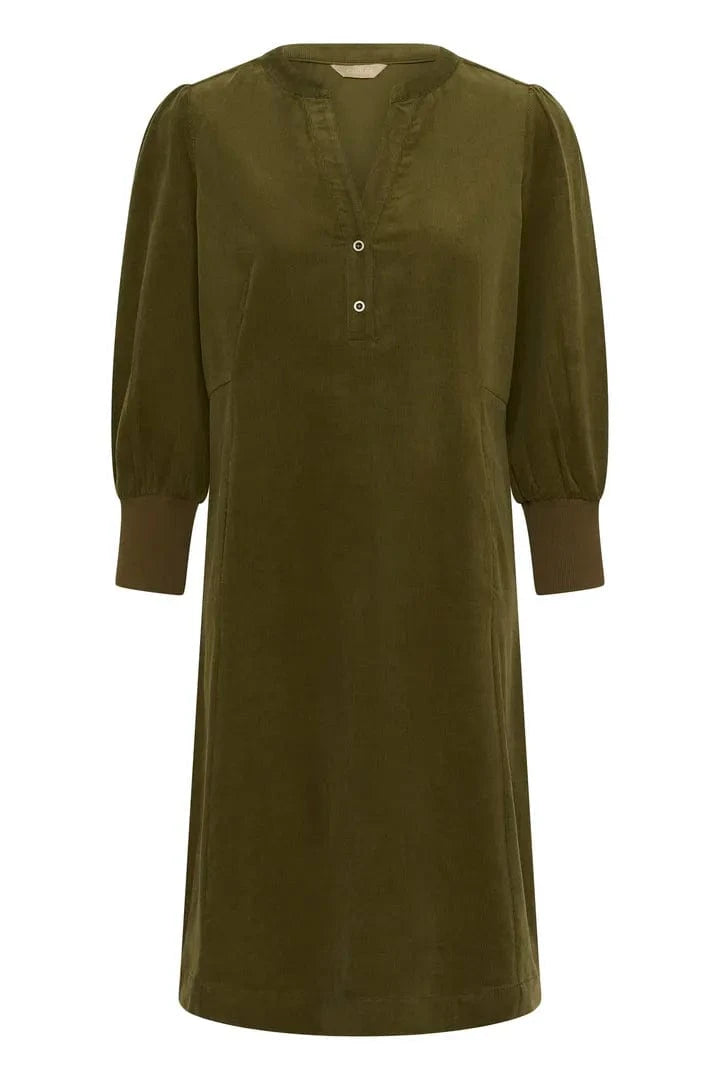 Culture Rhaena Dress - Burnt Olive