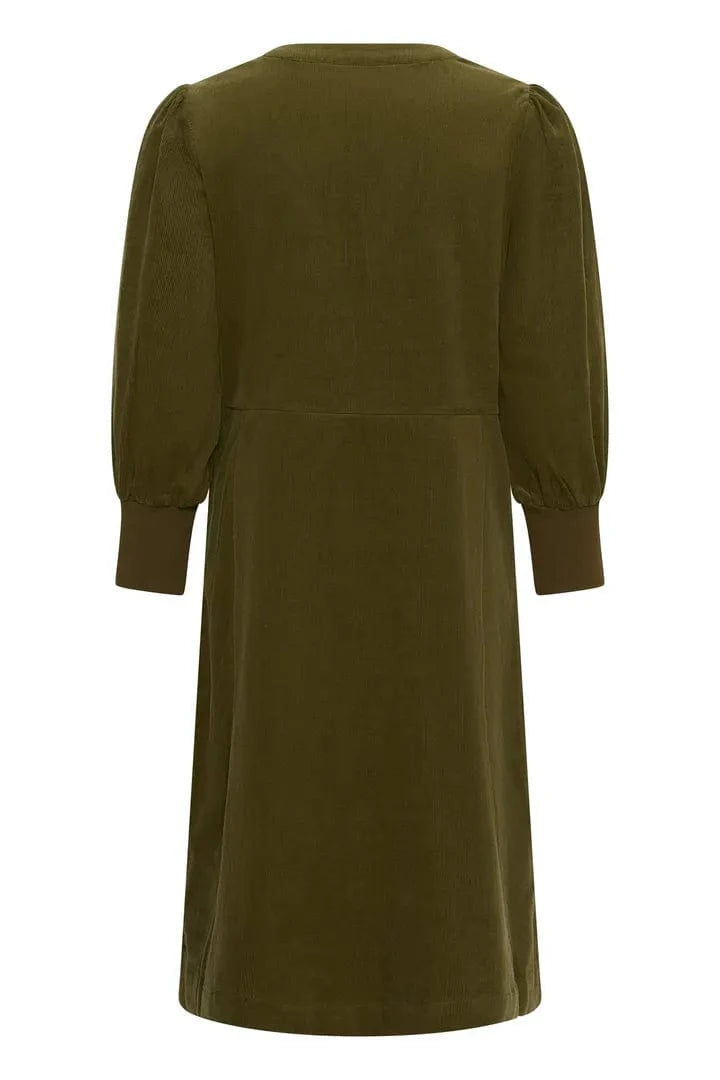 Culture Rhaena Dress - Burnt Olive