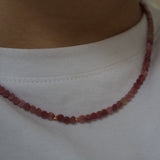 Stine A Pink Love Hearts Necklace