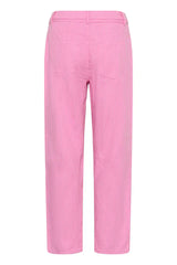 Culture Ayna Barrel Pants - Pink Stripe