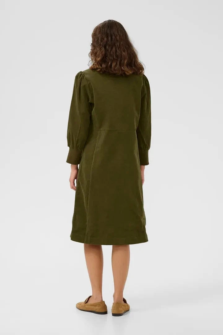 Culture Rhaena Dress - Burnt Olive