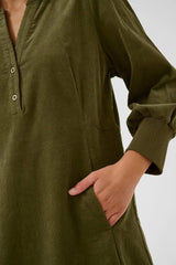 Culture Rhaena Dress - Burnt Olive