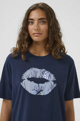 Culture Kula Gith T-shirt - Dress Blues