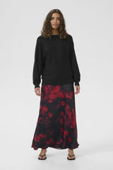 Culture Fay Batwing Jumper - Black