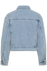 Culture Tiala Aniceta Embroidery Jacket - Light Blue Wash