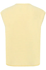 Culture Catina Teddy Waistcoat - Lemon