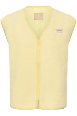 Culture Catina Teddy Waistcoat - Lemon