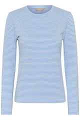 Culture Kiddy LS Oneck - Powder Blue/White