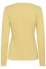 Culture Kiddy LS Oneck - Yellow/White Stripe