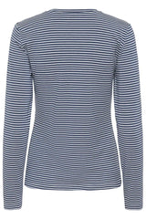 Culture Kiddy LS Oneck - Dark Blue/White