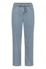 Culture Ayna Barrel Pants - Blue/White Stripe