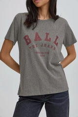 Ball Maldini T-shirt - Dark Grey Melang