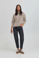 Ball Stacy High Neck Pullover - Vintage Khaki