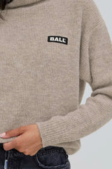 Ball Stacy High Neck Pullover - Vintage Khaki
