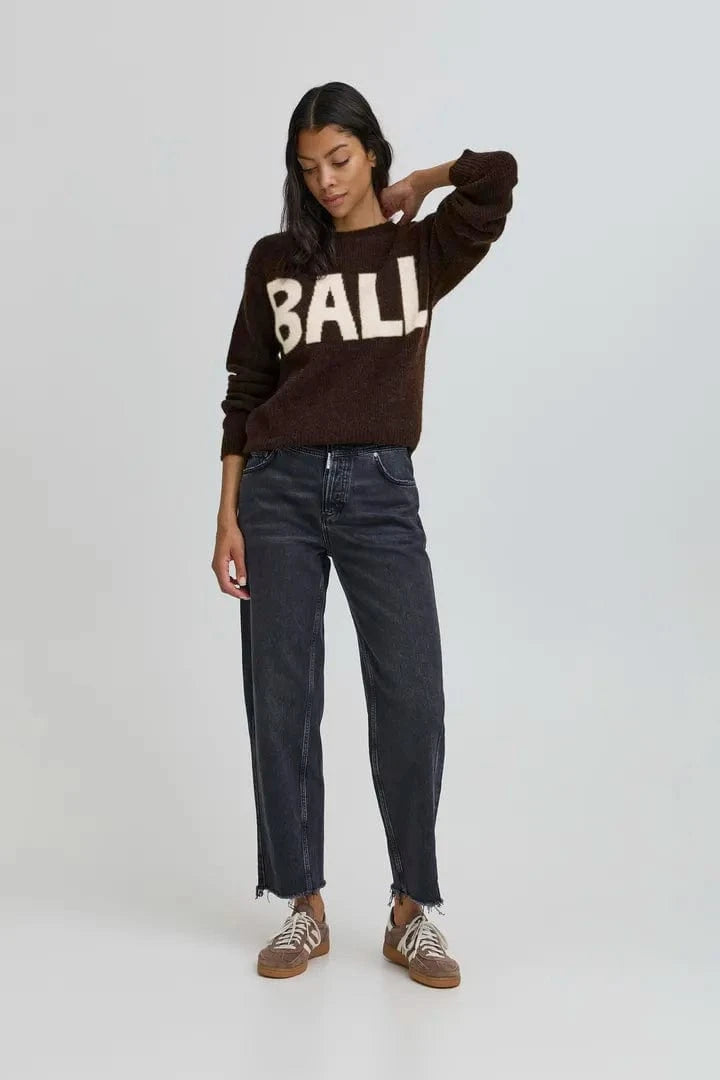 Ball Stacy Pullover - Coffee Bean
