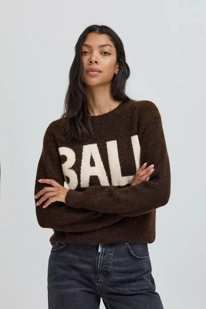 Ball Stacy Pullover - Coffee Bean