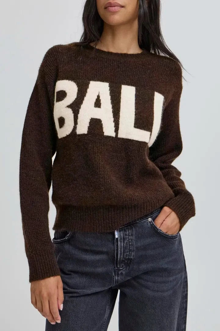Ball Stacy Pullover - Coffee Bean