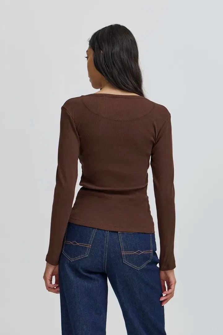 Ball Altobelli LS T-shirt - Coffee Bean