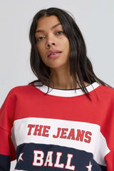 Ball Lotus SweatShirt - Chinese Red