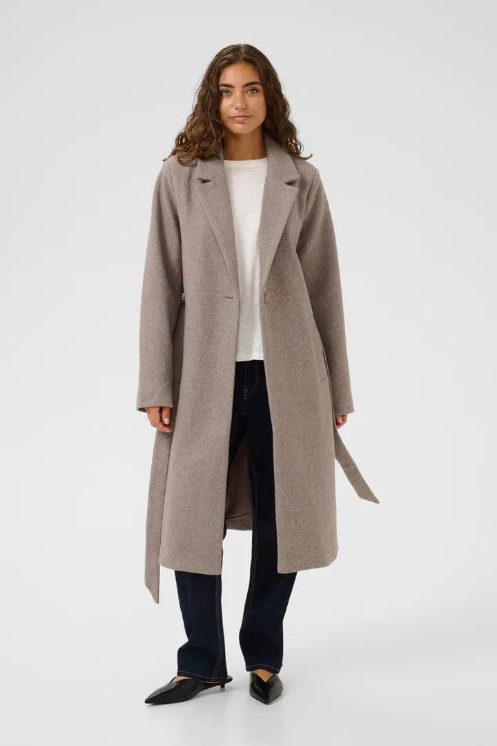 Culture Palona Coat - Cinder Melange