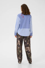 Culture Abila Shirt - Blue/White Stripe