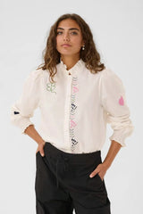 Culture Lave Plene Shirt  Spring Gardenia