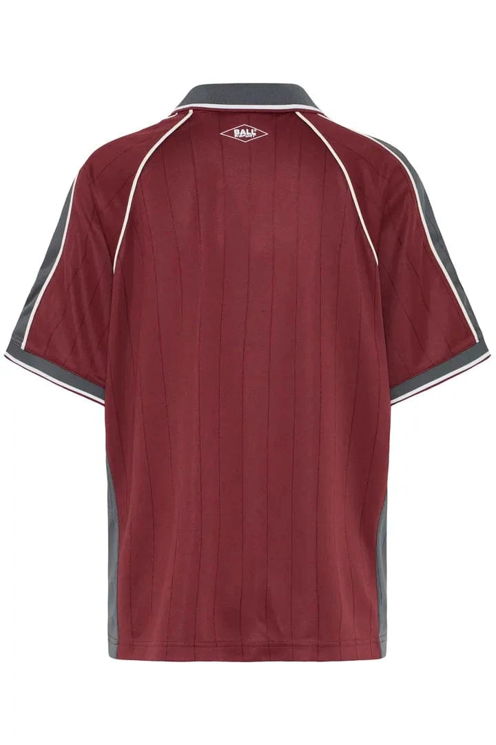 Ball Calcio Polo T-shirt - Chocolate Truffle