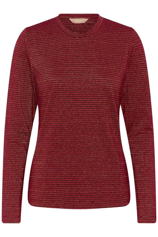 Culture Kiddy LS Oneck - Zinfandel/Red Stripe