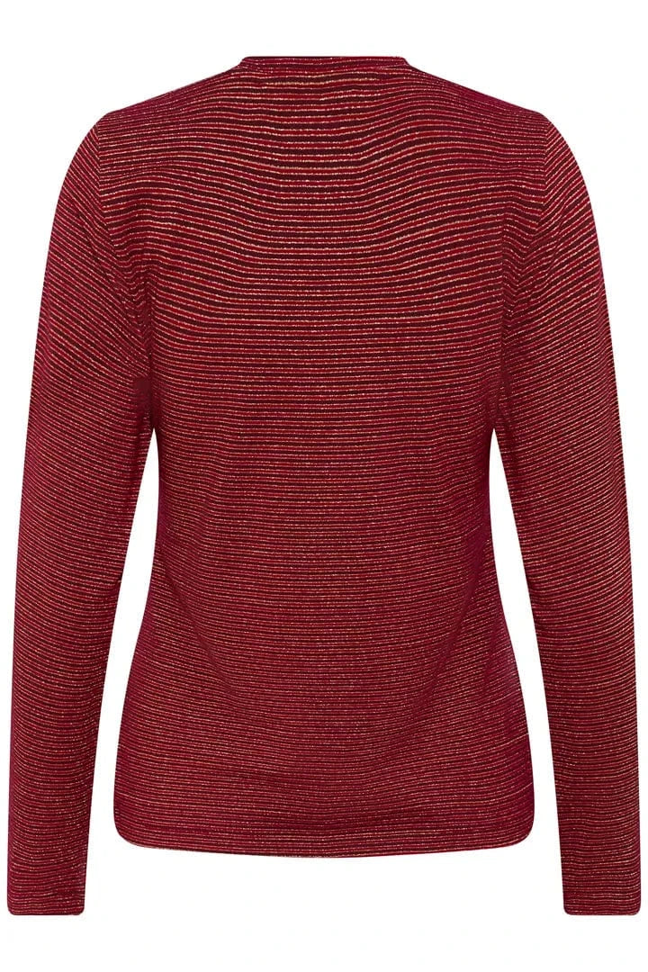 Culture Kiddy LS Oneck - Zinfandel/Red Stripe