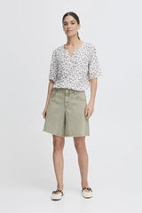 Pulz Annie HW Shorts - Vetiver