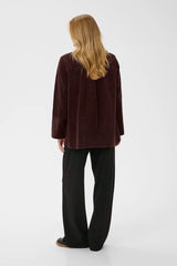 Culture Baele Klay Shirt Jacket  - Bitter Chocolate