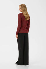 Culture Kiddy LS Oneck - Zinfandel/Red Stripe