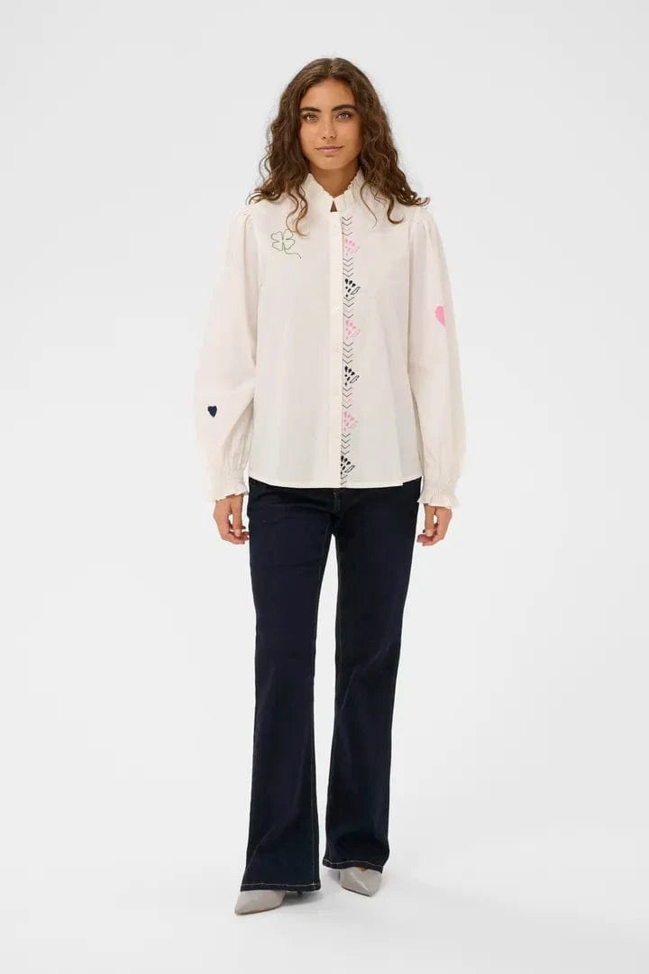 Culture Lave Plene Shirt  Spring Gardenia