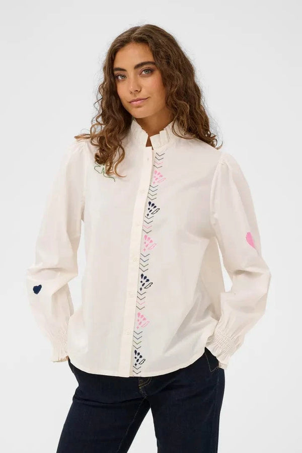 Culture Lave Plene Shirt  Spring Gardenia