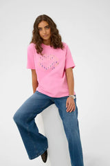Culture Dorit Gith T-shirt - Begonia Pink