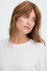 Pulz Kaden T-shirt - Bringht White