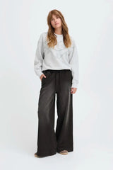 Pulz Raven HW Pant - Black Denim
