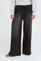 Pulz Raven HW Pant - Black Denim