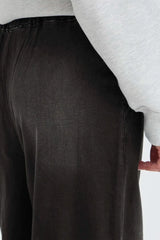 Pulz Raven HW Pant - Black Denim