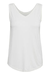 Culture Poppy VO-Neck Tank Top - Spring Gardenia