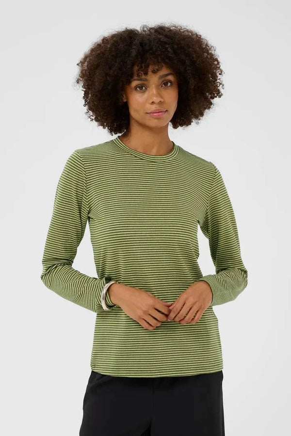 Culture Kiddy LS Oneck - Olive Night/Green