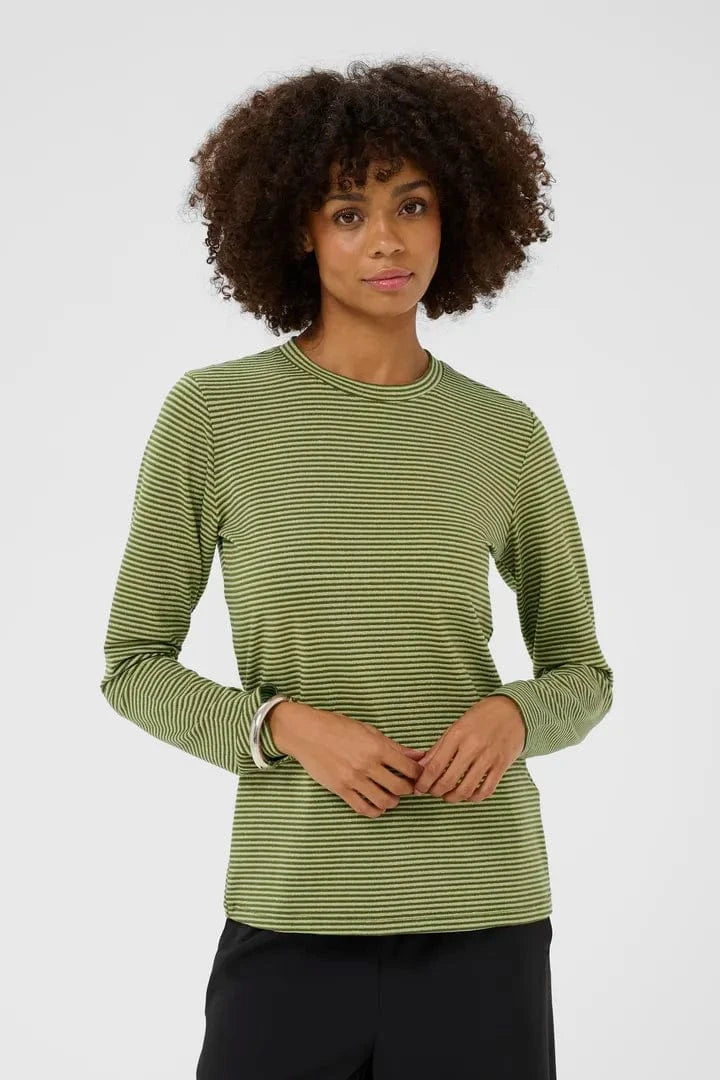 Culture Kiddy LS Oneck - Olive Night/Green