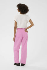 Culture Ayna Barrel Pants - Pink Stripe