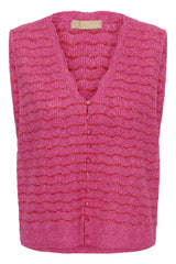 Culture Amera Julietta Waistcoat - Pink/Red
